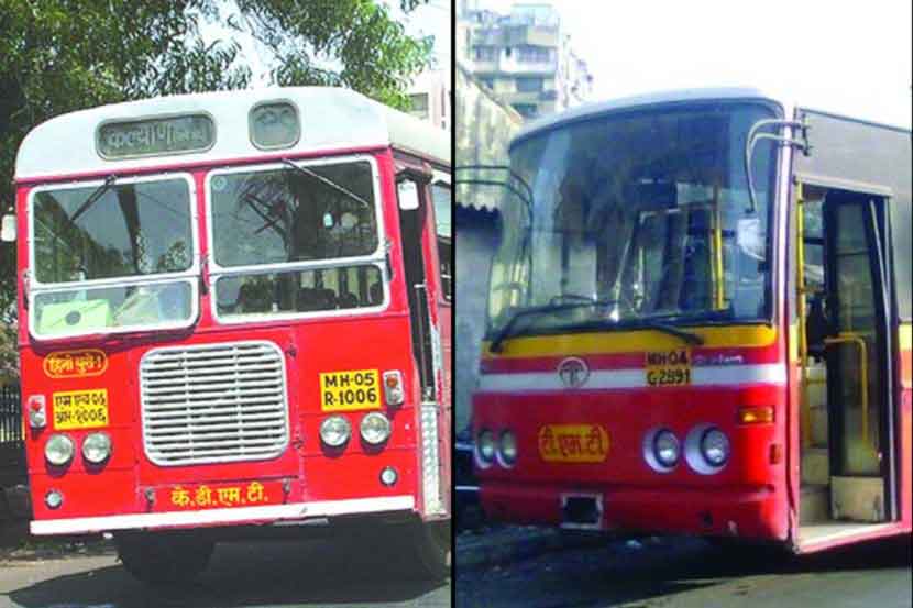 टीएमटी, केडीएमटीच्या बसमध्ये प्रांतिक वाद