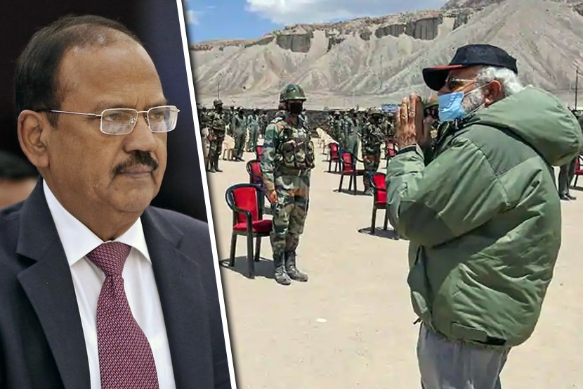 पंतप्रधान नरेंद्र मोदींच्या आश्चर्यकारक निमू भेटीमागे NSA अजित डोवाल