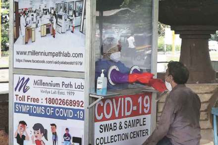 खारघरमध्ये करोना चाचण्यांसाठी फिरत्या प्रयोगशाळा