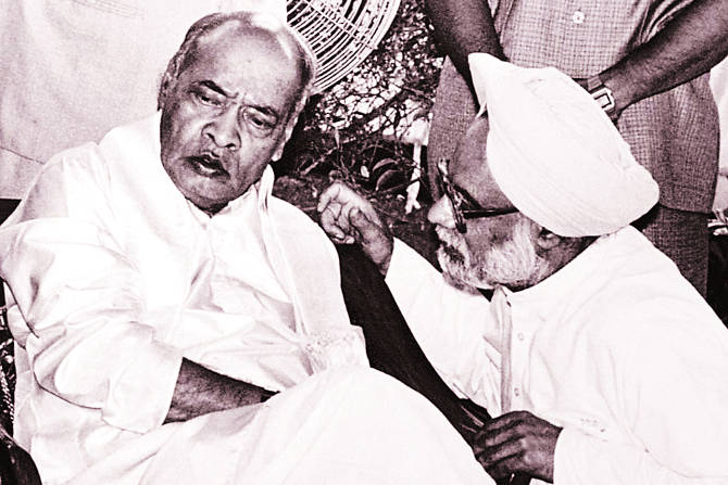 पी. व्ही. नरसिंह राव आणि डॉ. मनमोहन सिंग