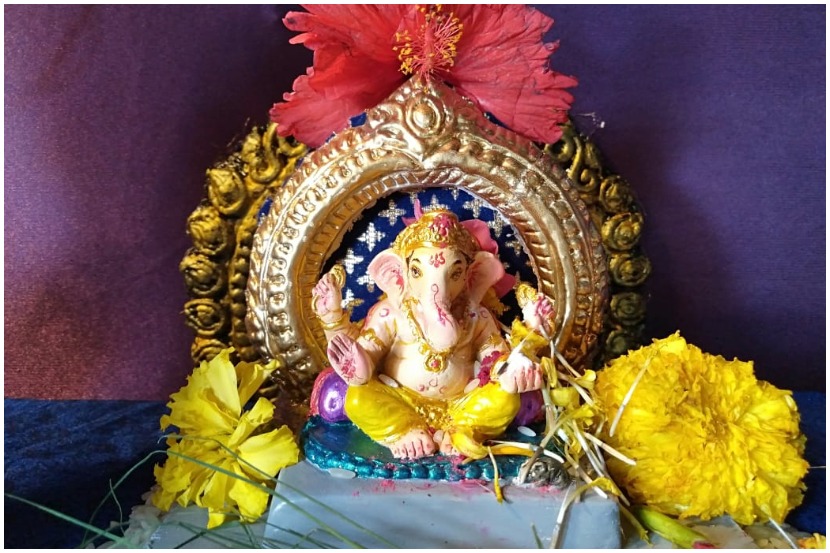यवतमाळ : दारव्हा येथे दोन इंची गणेश मूर्तीची स्थापना