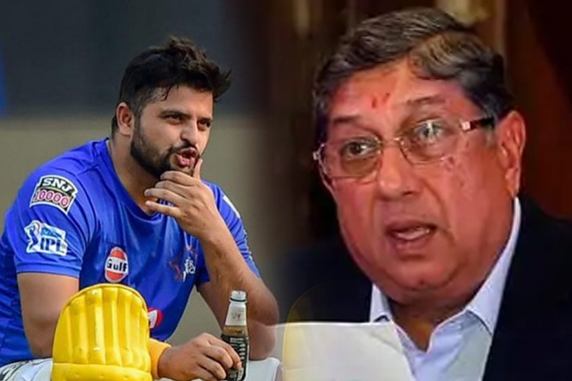 IPL 2020 : रैना माझ्या मुलासारखा, पण…; पुनरागमनाबद्दल श्रीनीवासन यांचं महत्वाचं विधान