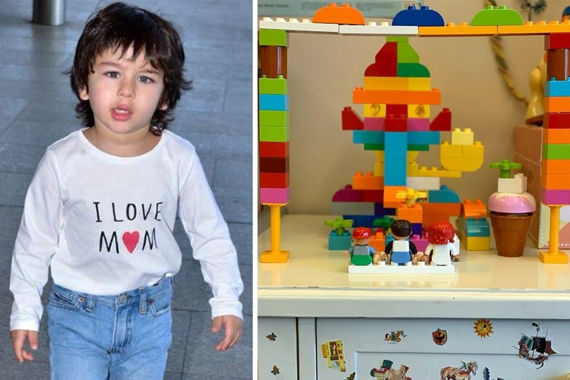 पाहा तैमुरने आई-बाबांसाठी तयार केलेला बाप्पा; फोटो होतोय व्हायरल पाहा तैमुरने आई-बाबांसाठी तयार केलेला बाप्पा; फोटो होतोय व्हायरल