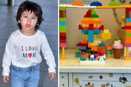 पाहा तैमुरने आई-बाबांसाठी तयार केलेला बाप्पा; फोटो होतोय व्हायरल