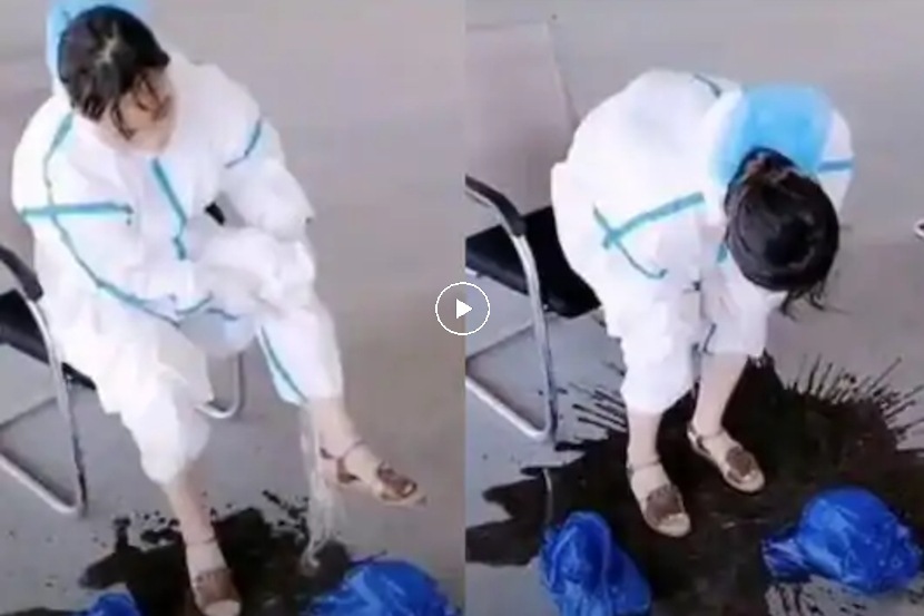 Viral Video : तिने PPE कीट काढलं अन्… ; हा व्हिडिओ पाहून तुम्हालाही करोनायोद्ध्यांच्या अभिमान वाटेल Viral Video : तिने PPE कीट काढलं अन्… ; हा व्हिडिओ पाहून तुम्हालाही करोनायोद्ध्यांच्या अभिमान वाटेल
