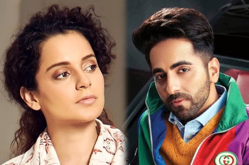 कंगनाचा अप्रत्यक्षपणे आयुषमानवर निशाणा; म्हणाली, “चापलूस तर…”