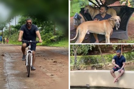 ‘जग किती सुंदर आहे’ म्हणत सुनील शेट्टीने शेअर केला सायकल चालवतानाचा व्हिडीओ