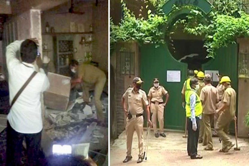 कंगनाच्या मुंबईतील कार्यालयावर पालिकेकडून कारवाई, अनधिकृत बांधकामावर हातोडा