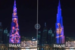 Video : рджреБрдмрдИрдордзреНрдпреЗ KKR рдЪрдВ рднрд╡реНрдпрджрд┐рд╡реНрдп рд╕реНрд╡рд╛рдЧрдд; рдЬрдЧрд╛рддреАрд▓ рд╕рд░реНрд╡рд╛рдд рдЙрдВрдЪ рдЗрдорд╛рд░рддреАрд╡рд░ рдЭрд│рдХрд▓реЗ рдЦреЗрд│рд╛рдбреВрдВрдЪреЗ рдлреЛрдЯреЛ