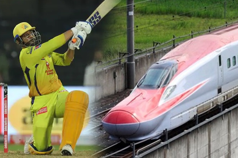IPL 2020 : धोनी फलंदाजीसाठी लवकर येण्याआधीच भारतात बुलेट ट्रेन येईल ! सेहवागचा उपरोधिक टोला