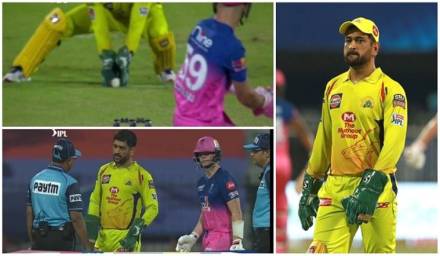 IPL मध्ये वादाचा दुसरा अंक, बाद घोषित केल्यानंतर पंचांनी टॉम करनला परत बोलावलं…धोनी संतप्त