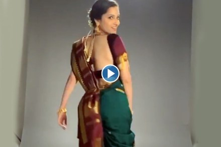 नऊवारी साडी अन् दागिण्यांचा थाट; पाहा अंकिता लोखंडेचं ‘नवरात्री स्पेशल’ फोटोशूट