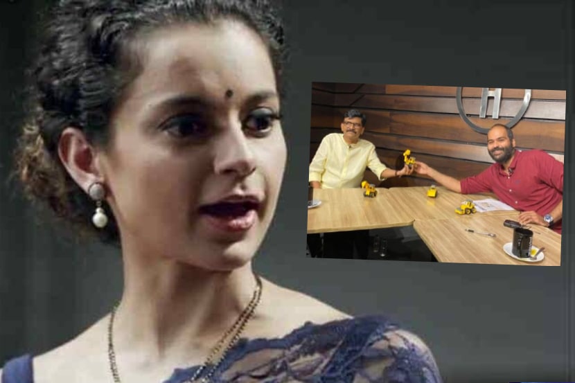 कुणाल कामरा-संजय राऊत यांच्यातील ‘जेसीबी’ भेटीवरून कंगना संतापली; म्हणाली,…