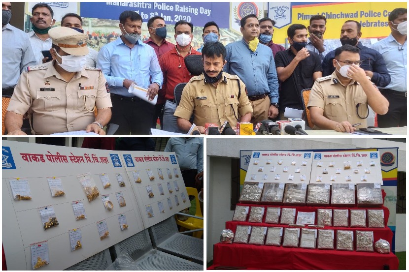 भावजी व मेहुण्यास अटक, सोने-चांदीच्या दागिन्यांसह १ कोटी ११ लाखांचा मुद्देमाल जप्त भावजी व मेहुण्यास अटक, सोने-चांदीच्या दागिन्यांसह १ कोटी ११ लाखांचा मुद्देमाल जप्त