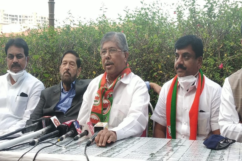 जयंत पाटील यांनी फुकटात जे मिळालंय ते पचवावं-चंद्रकांत पाटील