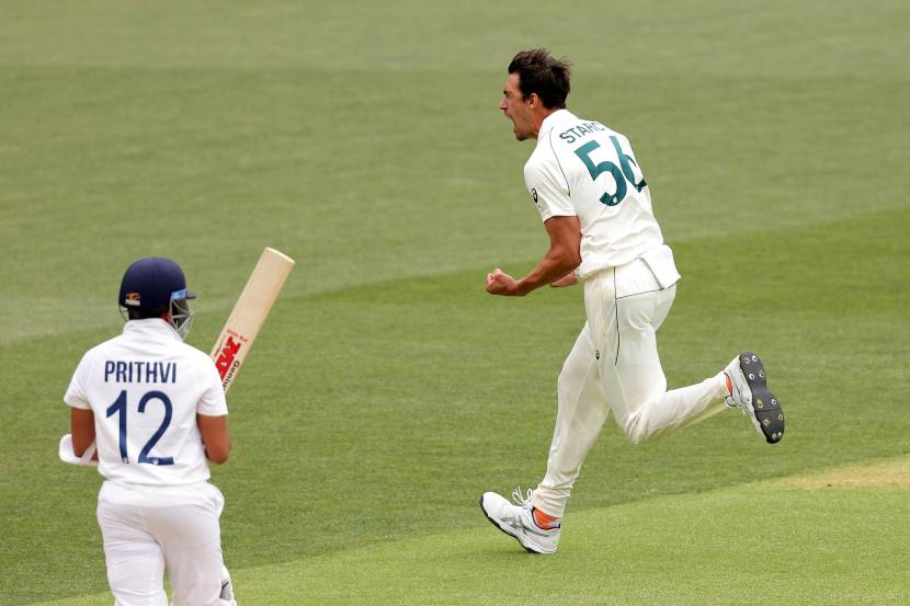 Ind vs Aus 1st Test : पहिल्या सत्रावर ऑस्ट्रेलियाचं वर्चस्व, पृथ्वी शॉ ठरला अपयशी