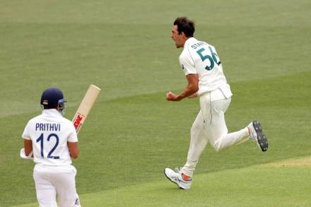 Ind vs Aus 1st Test : पहिल्या सत्रावर ऑस्ट्रेलियाचं वर्चस्व, पृथ्वी शॉ ठरला अपयशी