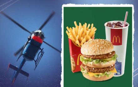 आली लहर केला कहर! बर्गर खाण्यासाठी बूक केलं चक्क हेलिकॉप्टर आली लहर केला कहर! बर्गर खाण्यासाठी बूक केलं चक्क हेलिकॉप्टर