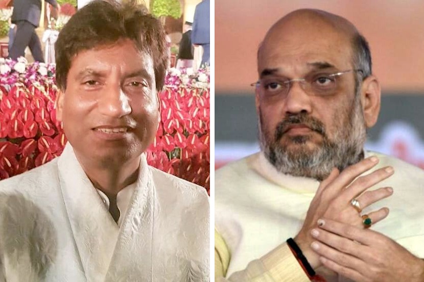 कॉमेडियन राजू श्रीवास्तवला जीवे मारण्याची धमकी; अमित शाहंकडे मागितली मदत