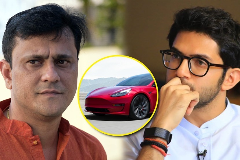 ‘बोलाची कढी, बोलाचा भात’, Tesla कर्नाटकला गेल्याने मनसेने आदित्य ठाकरेंवर साधला निशाणा ‘बोलाची कढी, बोलाचा भात’, Tesla कर्नाटकला गेल्याने मनसेने आदित्य ठाकरेंवर साधला निशाणा
