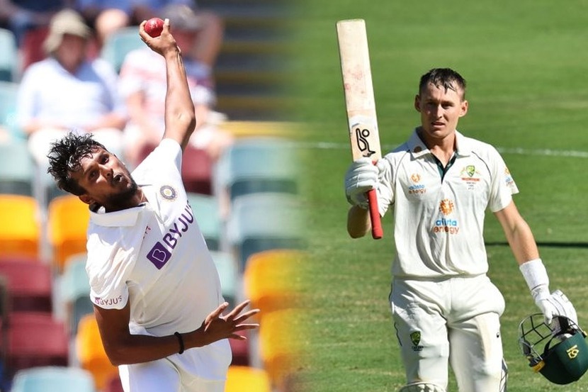 IND vs AUS: लाबूशेनचं दमदार शतक; नवख्या नटराजनचे दोन बळी