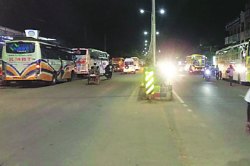 खासगी बससाठी वाहनतळ