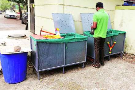 ३५ गृहनिर्माण संस्थांच्या आवारात कचऱ्यापासून खतनिर्मिती