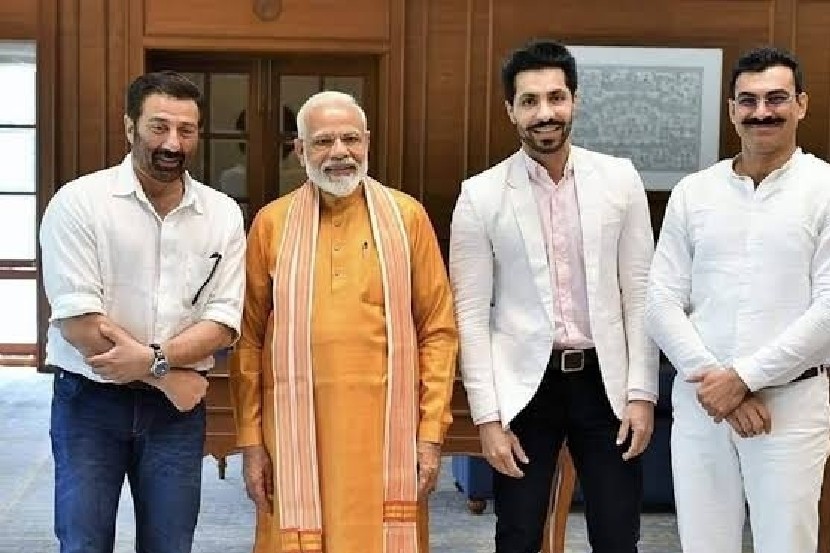 दीप सिद्धूने खासदार सनी देओलच्या प्रचाराचं कामही केलं आहे. (संग्रहित छायाचित्र/ Picture Courtesy: Twitter @iamsunnydeol)