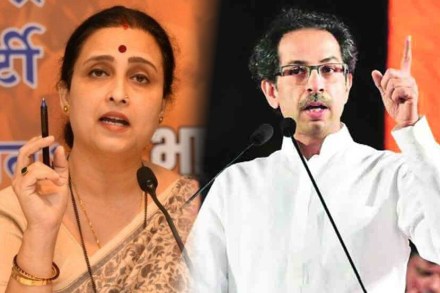 भाजपा नेत्या चित्रा वाघ व मुख्यमंत्री उद्धव ठाकरे. (संग्रहित छायाचित्र)