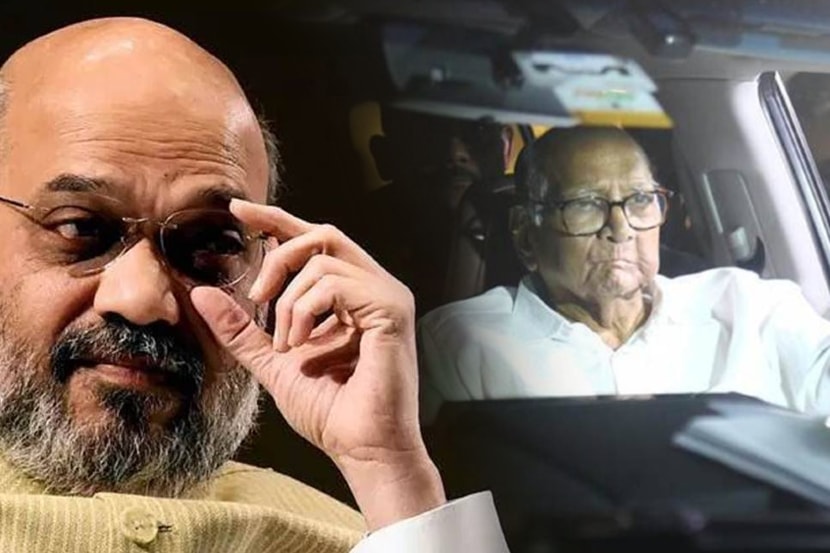 केंद्रीय गृहमंत्री अमित शाह आणि राष्ट्रवादी काँग्रेसचे अध्यक्ष शरद पवार. (संग्रहित छायाचित्र)
