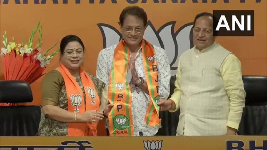 ramayan character ram joins bjp