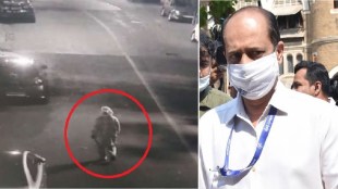 sachin vaze in cctv footage outside antilia