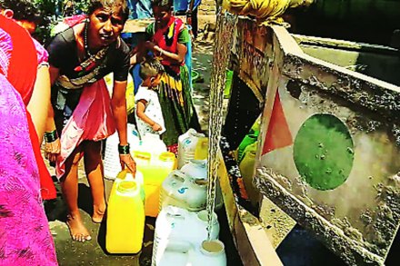 पाणीटंचाईचे संकट गडद