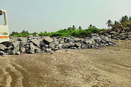 धूपप्रतिबंधक बंधाऱ्याला मुहूर्त