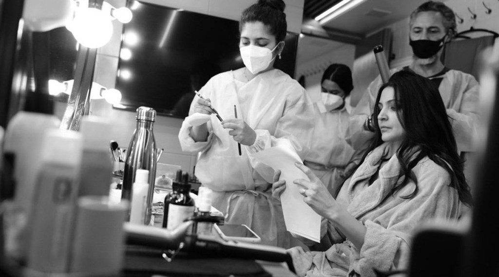 Anushka sharma started working