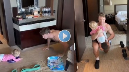 jos buttler does workout with her daughter video went viral