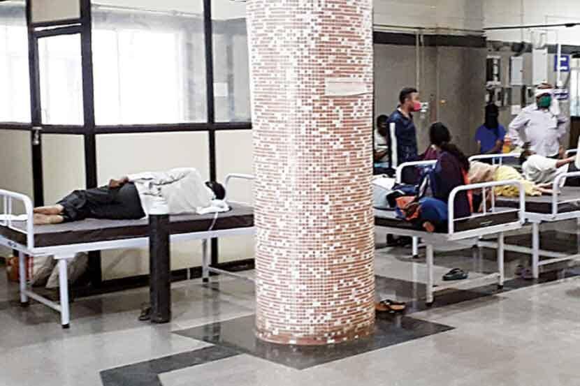 खाटांअभावी अत्यवस्थ करोना रुग्णांची तडफड