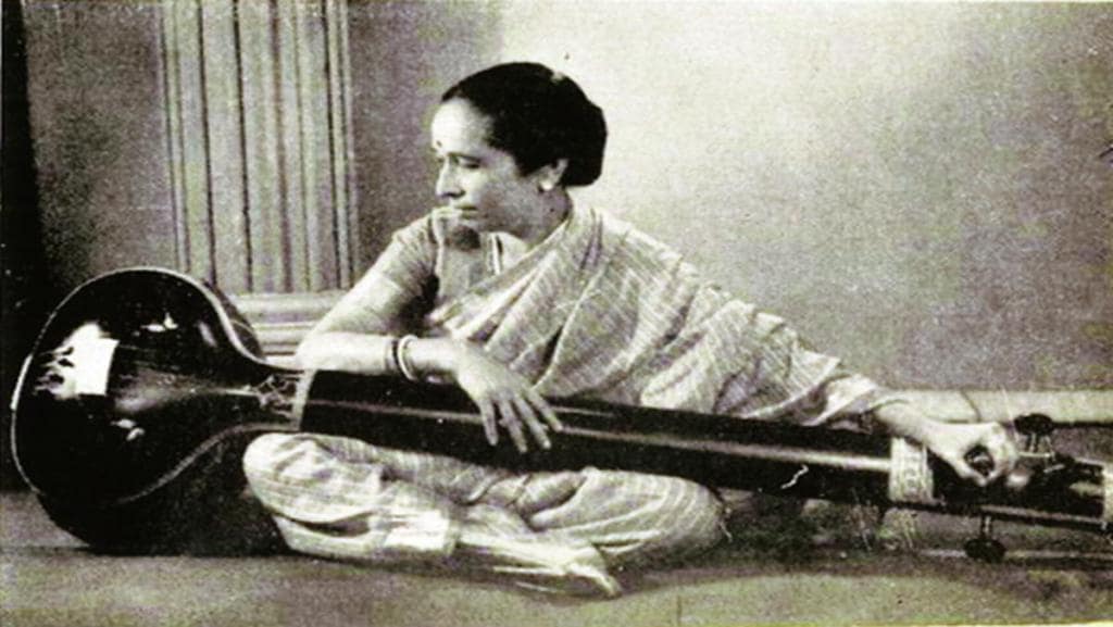 ‘रेडिओ संगीत संमेलना’त गंगुबाई हनगल (१९६० सालातील छायाचित्र, पीआयबी संग्रहातून)