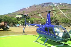 ‘जीवदानी’च्या दर्शनासाठी भाविकांना हवाई सुविधा