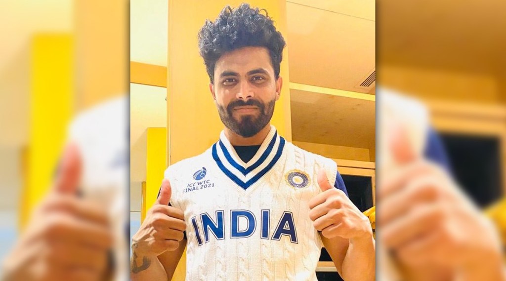 Ravindra Jadeja reveals team Indias retro jersey for WTC final