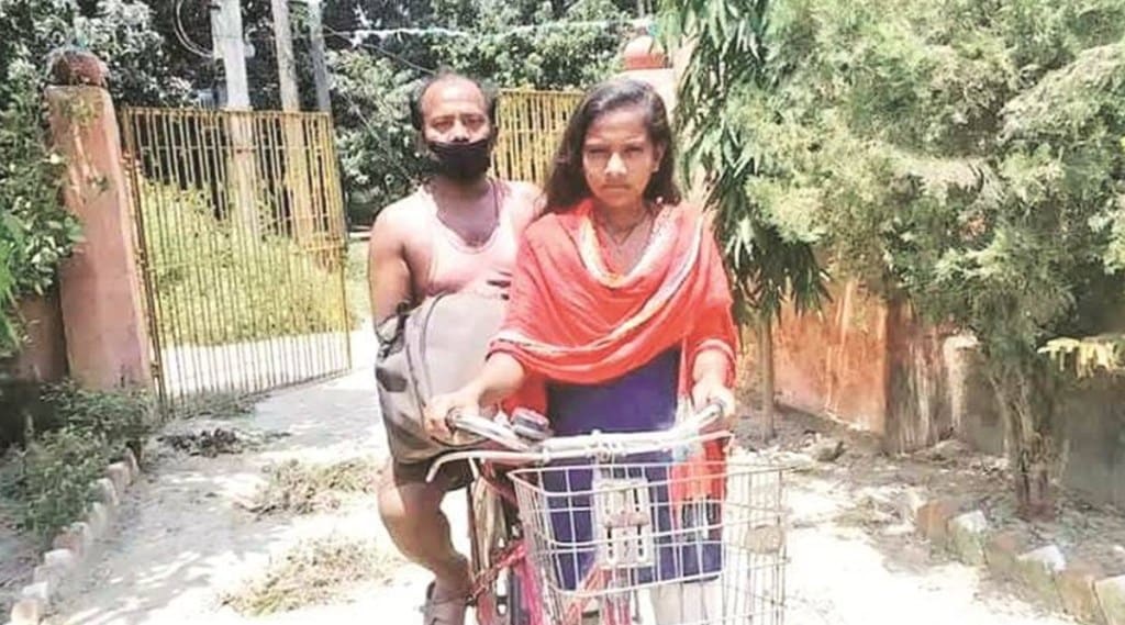 Bihar Cycle girl jyoti paswan