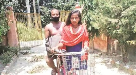 Bihar Cycle girl jyoti paswan