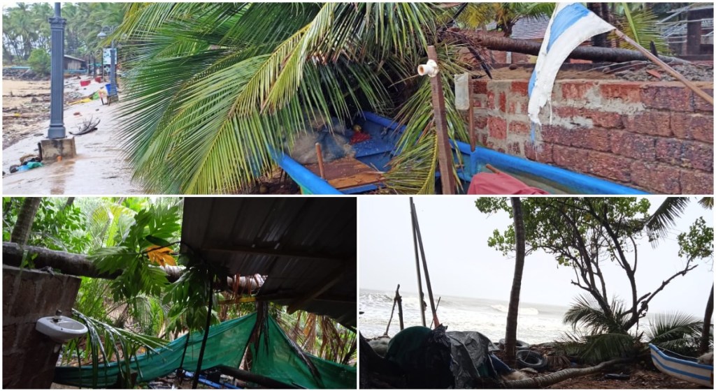 Cyclone Taukate : मालवणच्या किनारपट्टीस तडाखा ; अनेक ठिकाणी पडझड!