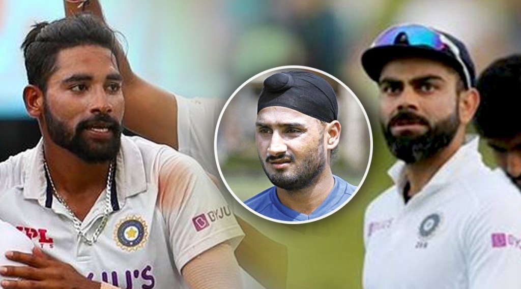 Harbhajan Virat Kohali Mohammad Siraj