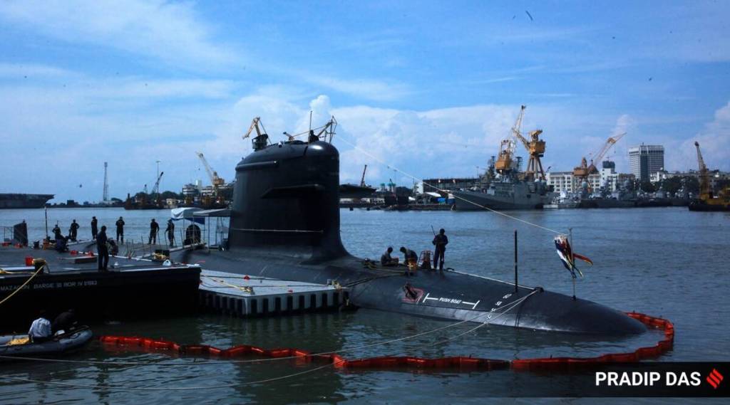 Defence ministry submarine project rajnath singh Indian navy p 75