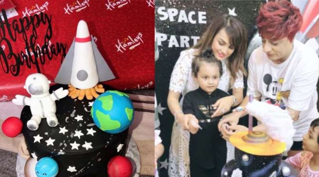 Nisha-Rawal-celebrating-son-kavish-birthday-main