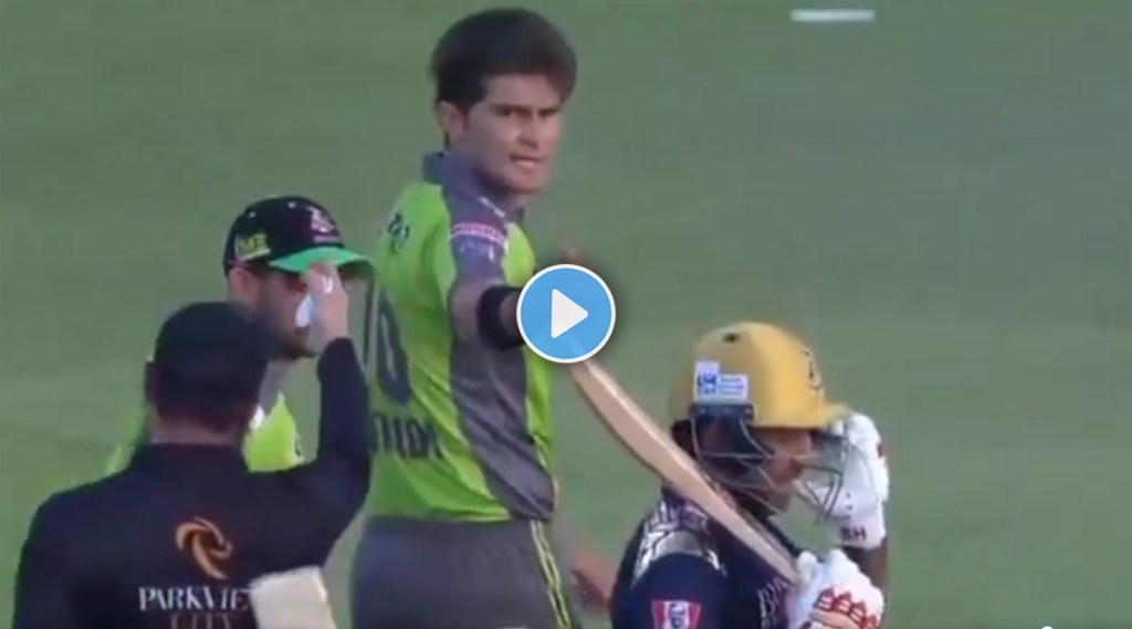 Sarfaraj Ahmed and Shahin Afridi Clash