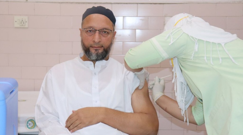 soon as the photo of MP Owaisi being vaccinated went viral vaccination was accelerated in Bihar soon as the photo of MP Owaisi being vaccinated went viral vaccination was accelerated in Bihar