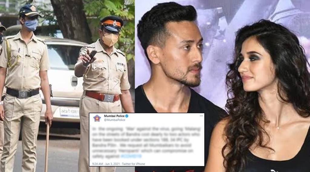 disha patani, tiger shroff, mumbai police,
