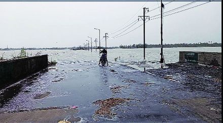 सनसिटीत पाणी तुंबण्याचा धोका कायम